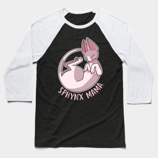 Sphynx Cat Mama Baseball T-Shirt